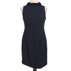 Vintage 90s Laundry by Shelli Segal Wool Sheath Dress Size 6
